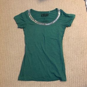Teal tshirt